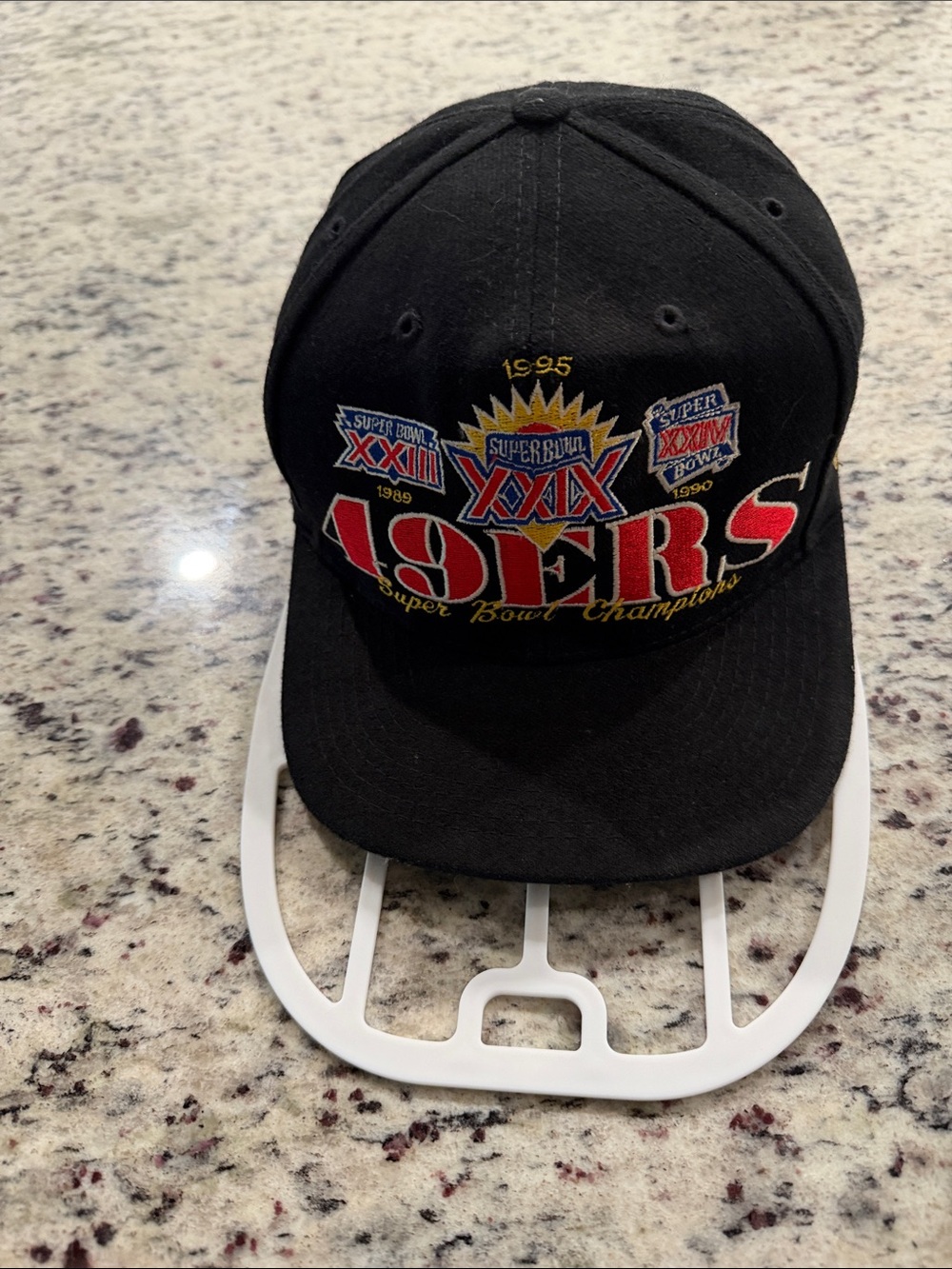 San Francisco 49ers Black Super Bowl Champions Cap